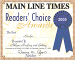 Readers Choice Award - 2005