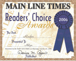 Readers Choice Award - 2006