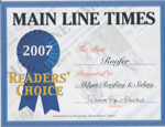 Readers Choice Award - 2007